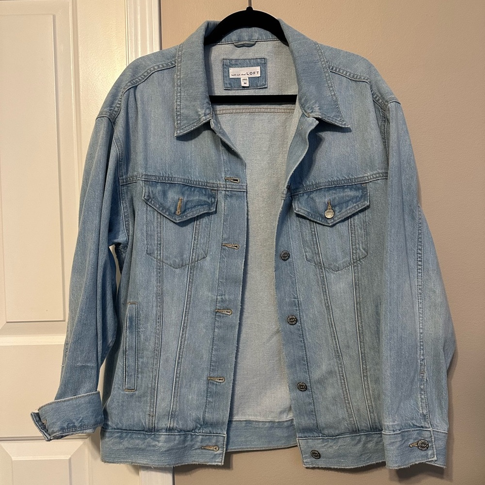 Lightwash Long Denim Jacket